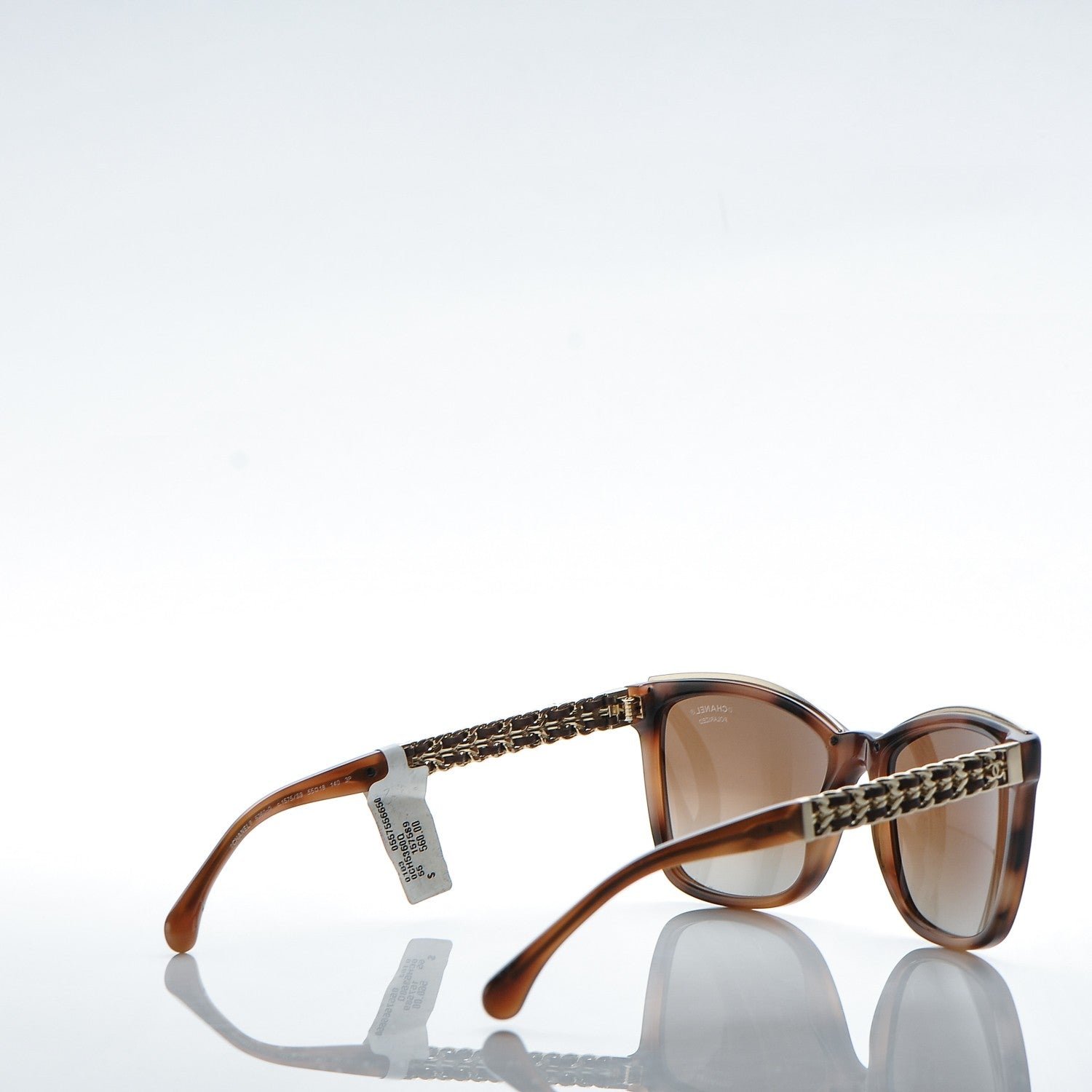 Chanel Square Chain Sunglasses 5360-Q-A Brown 4 of 8
