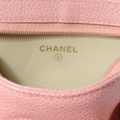 Chanel Caviar CC Small Cosmetic Pouch Pink 7 of 8