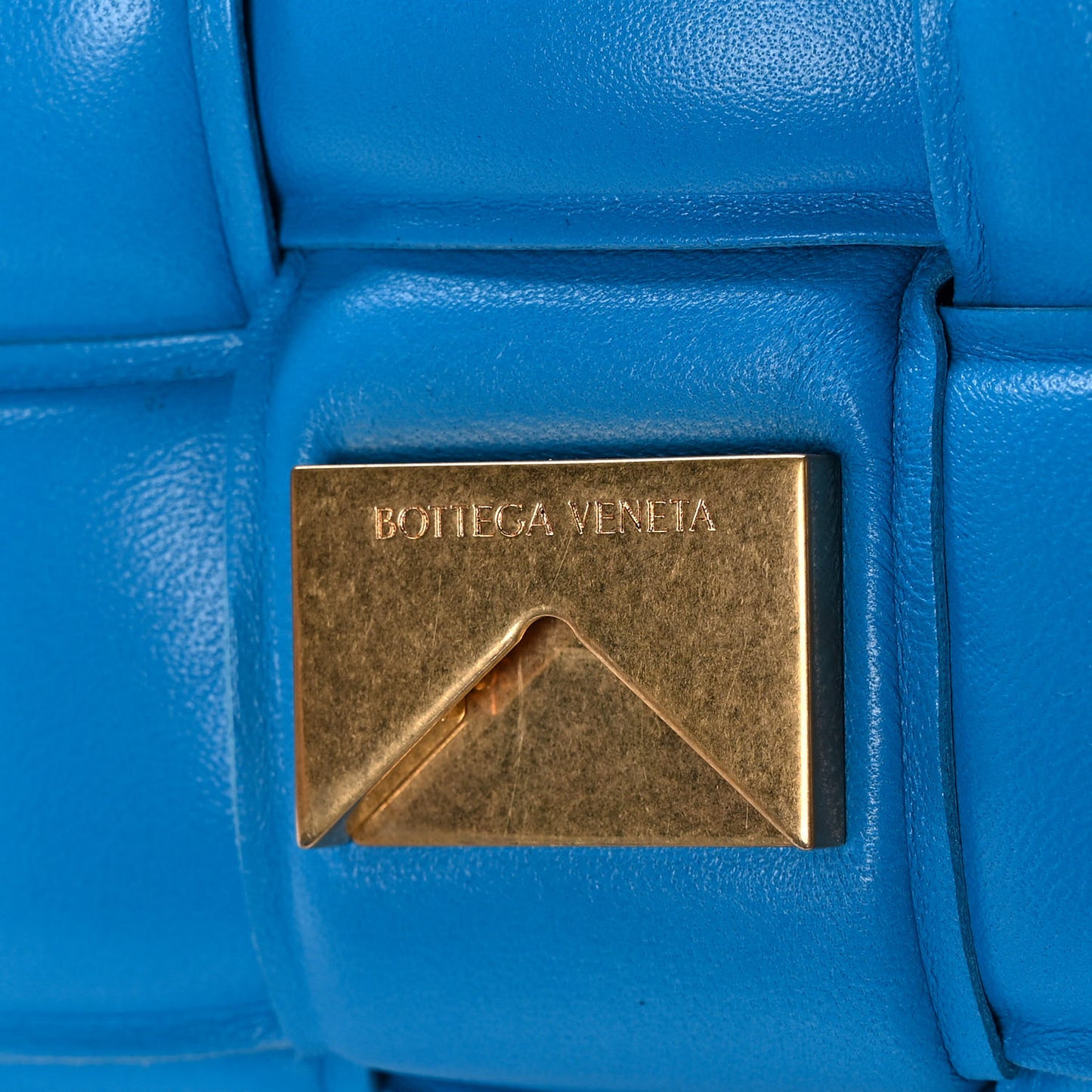 Lambskin Maxi Intreccio Padded Chain Cassette Crossbody Bag