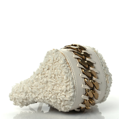 Stella McCartney Eco Alter Nappa Eco Shearling Clutch Natural 4 of 12