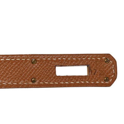 Hermes Courchevel Kelly Retourne 35 Gold 7 of 14