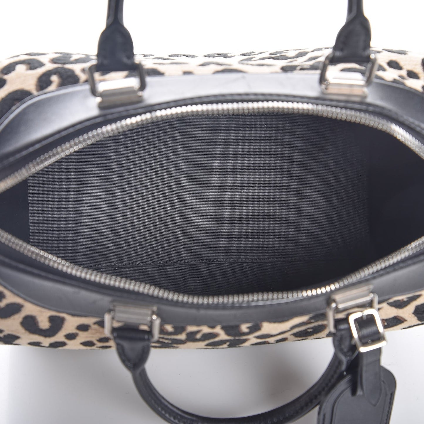 Jacquard Velvet Leopard Print Stephen Sprouse Speedy