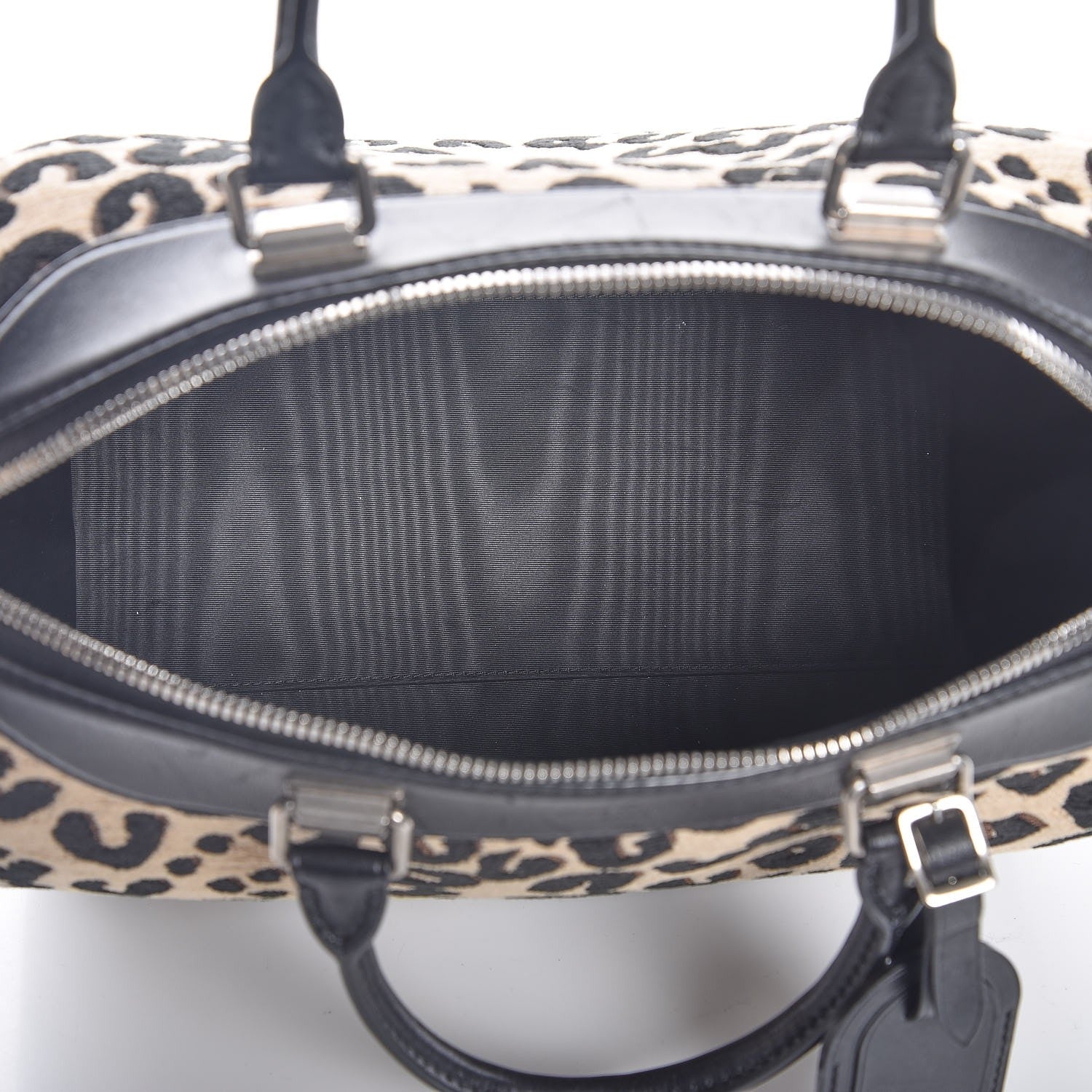 Louis Vuitton Jacquard Velvet Leopard Print Stephen Sprouse Speedy 5 of 11
