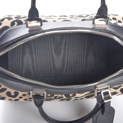 Louis Vuitton Jacquard Velvet Leopard Print Stephen Sprouse Speedy 5 of 11