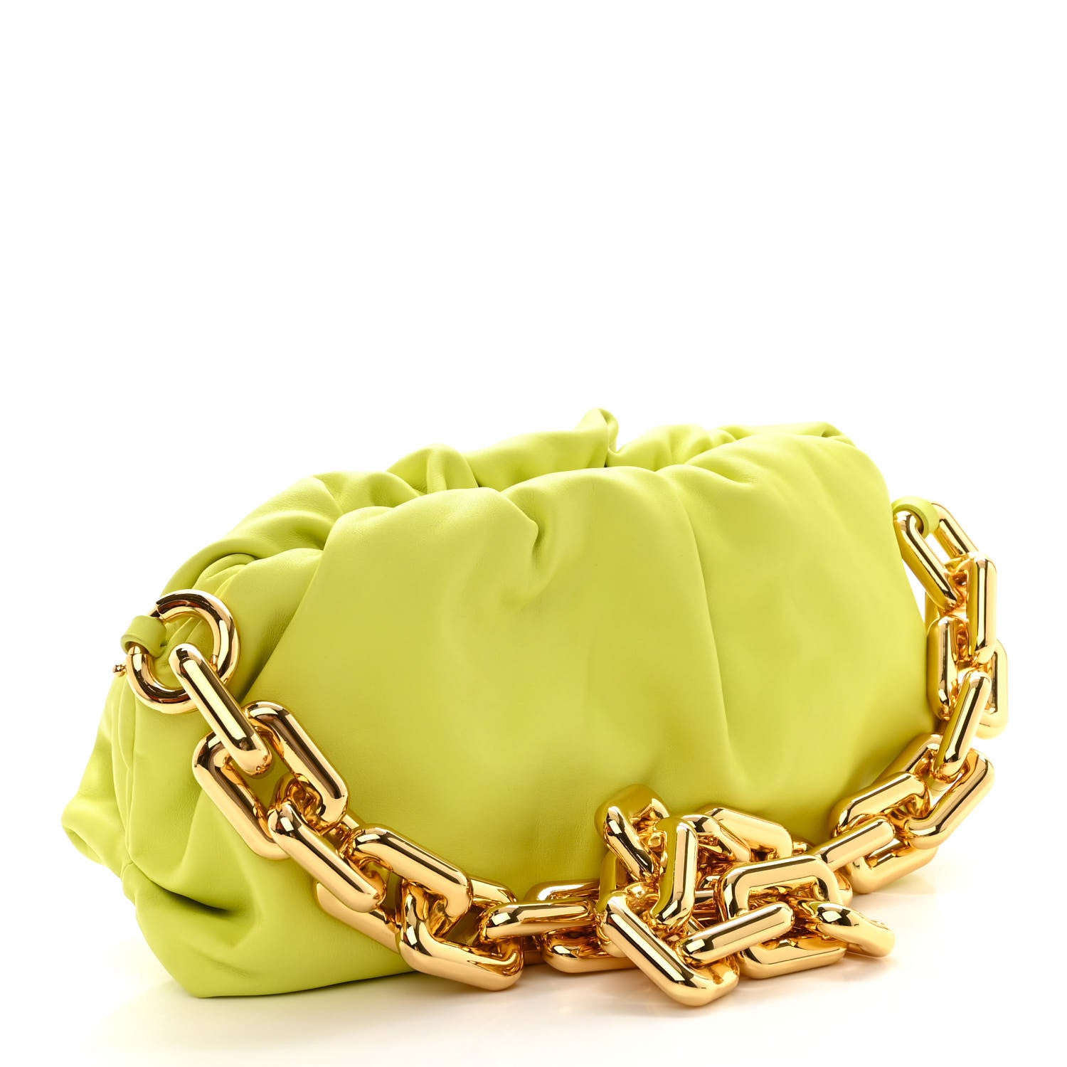 Bottega Veneta Calfskin The Pouch Chain Seagrass 3 of 10