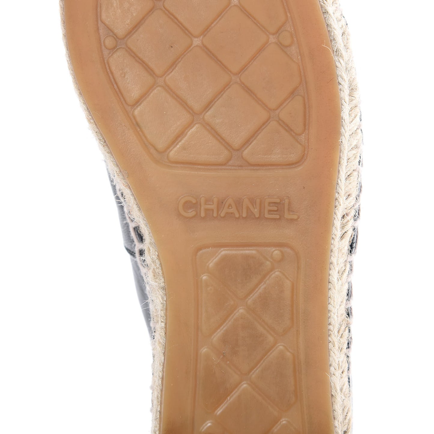 Lambskin CC Espadrilles 35 Black