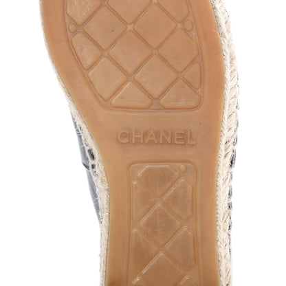 Chanel Lambskin CC Espadrilles 35 Black 7 of 11