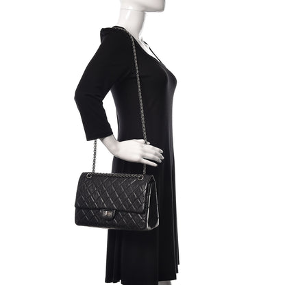 Chanel Aged Calfskin Quilted 2.55 Reissue 226 Flap Black 2 of 10
