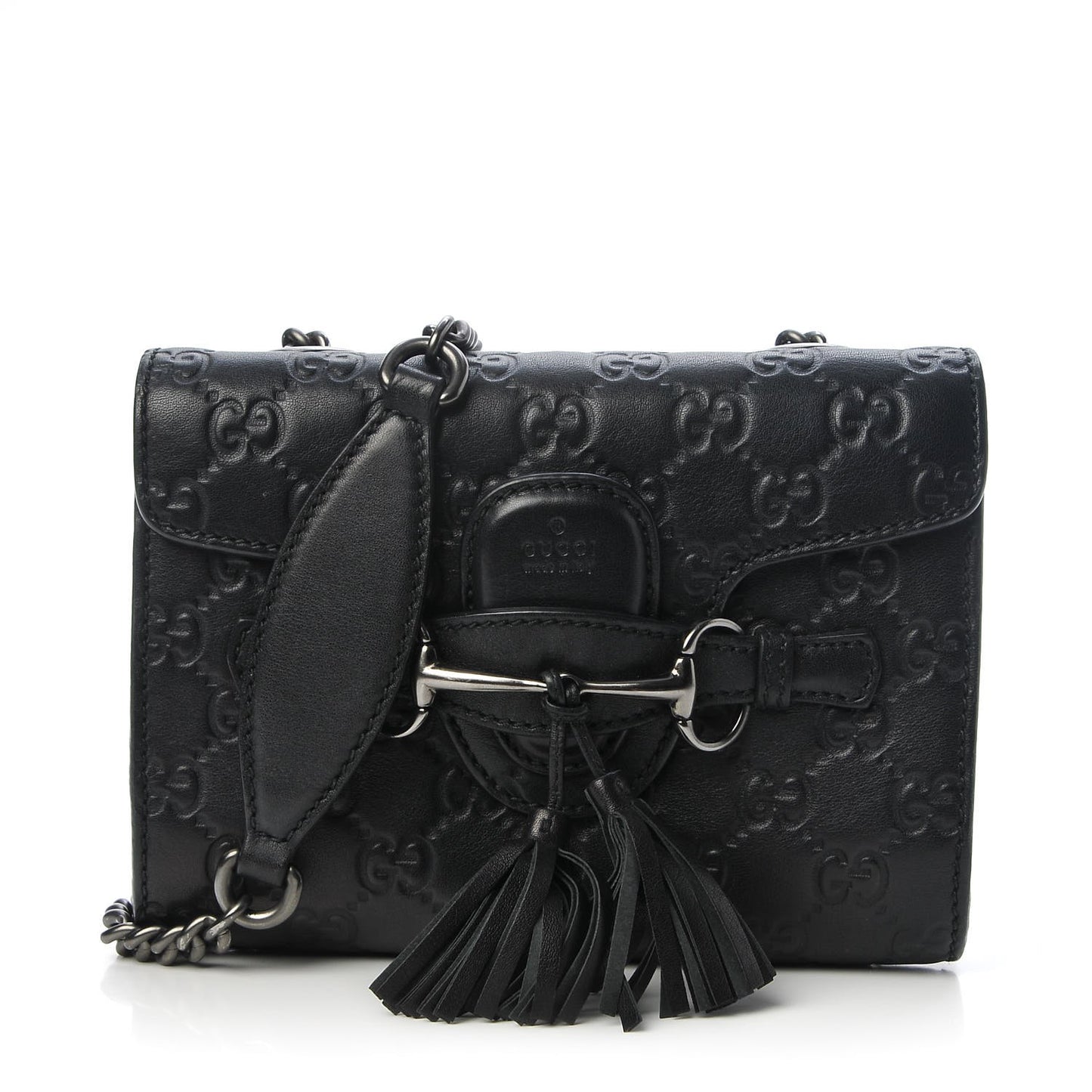 Guccissima Mini Emily Shoulder Bag Black