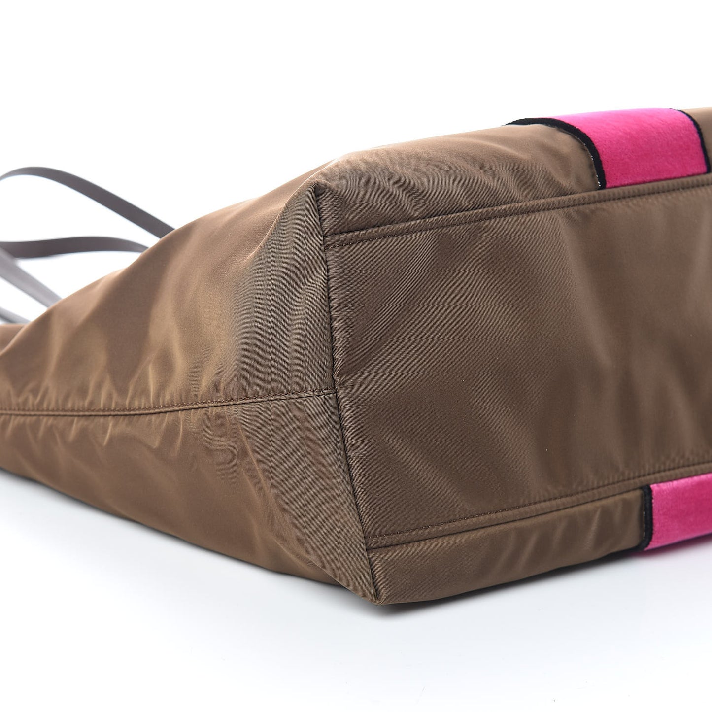 Nylon Ricamo Cahier Tote Rovere