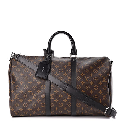 Louis Vuitton Monogram Macassar Keepall Bandouliere 45 1 of 10