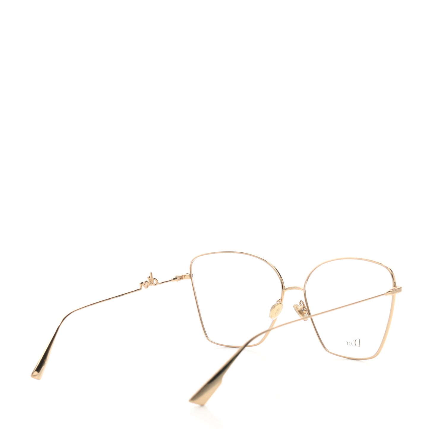 Metal Diorsignatureo Glasses Gold