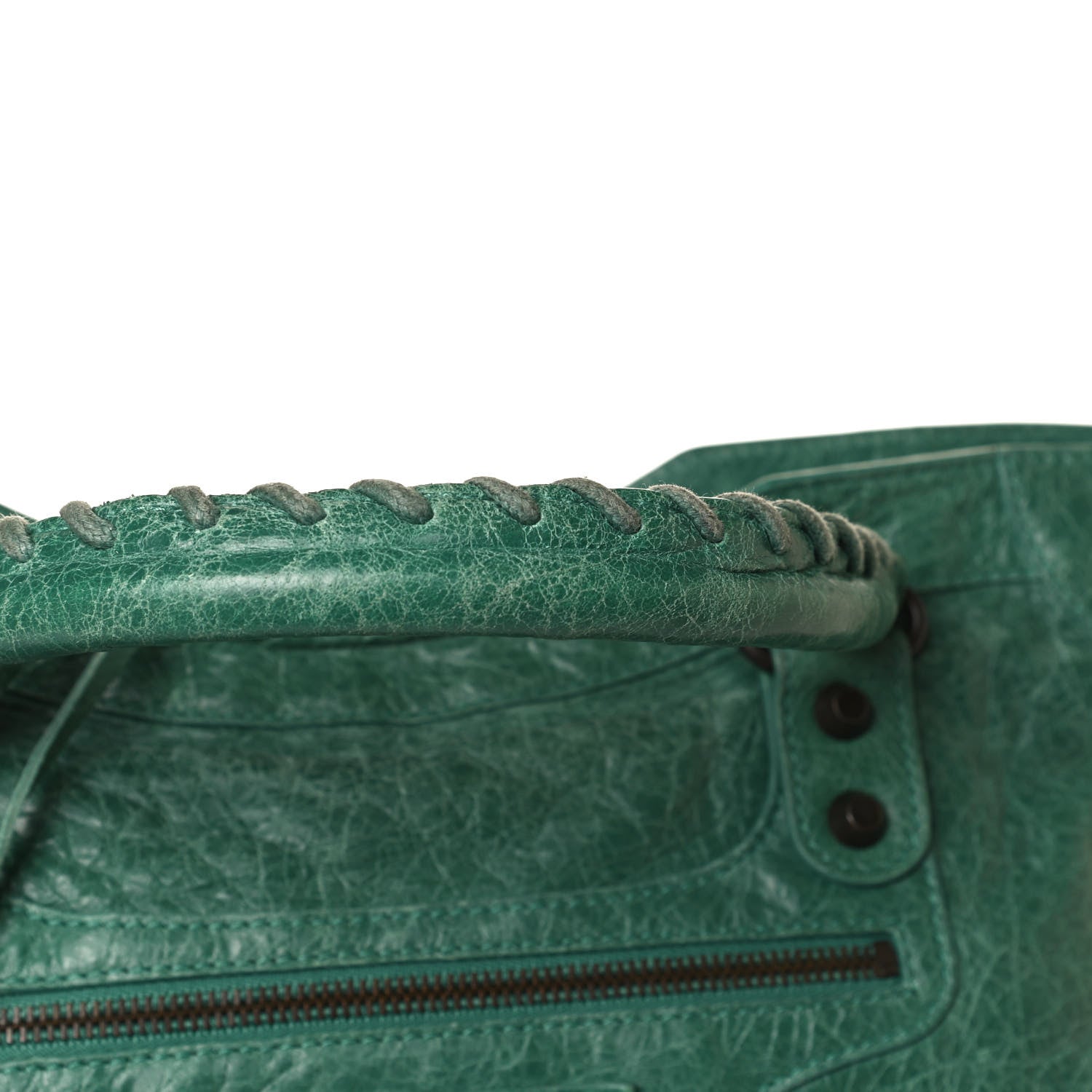 Balenciaga Agneau Classic Hardware City Vert Sauge 12 of 15