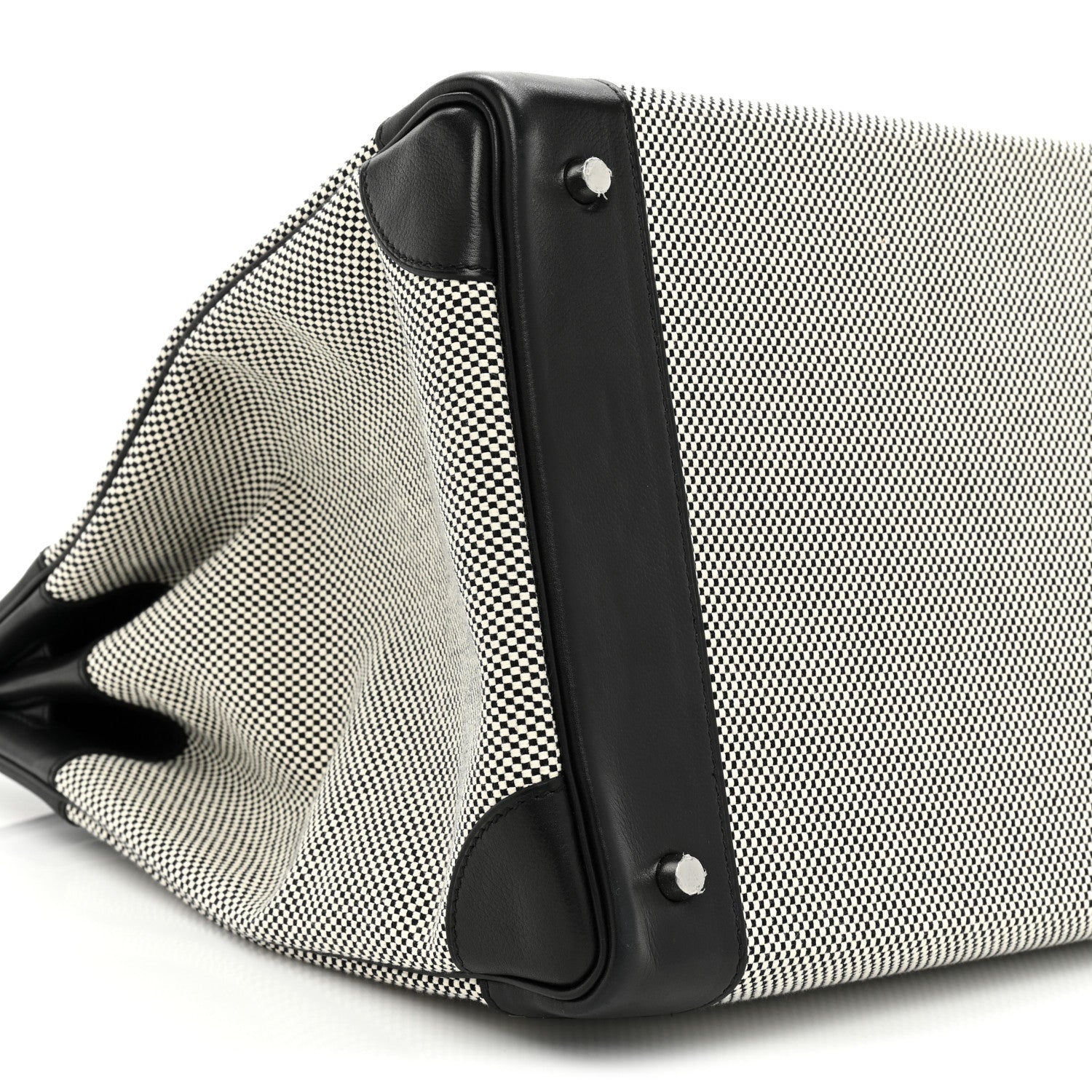 Hermes Hunter Criss Viking Evercolor HAC Birkin 40 Ecru Black 7 of 13