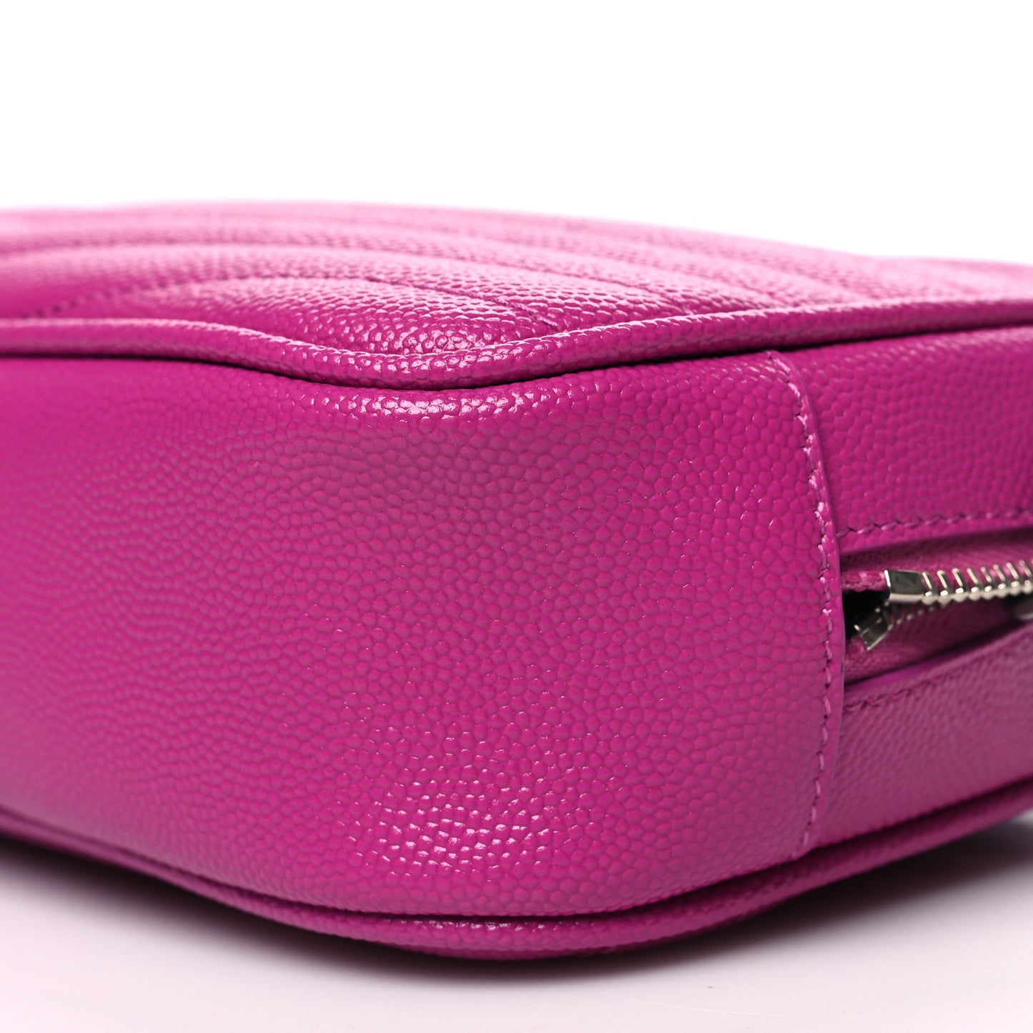Grain De Poudre Matelasse Monogram Mini Lou Camera Bag Bright Pink