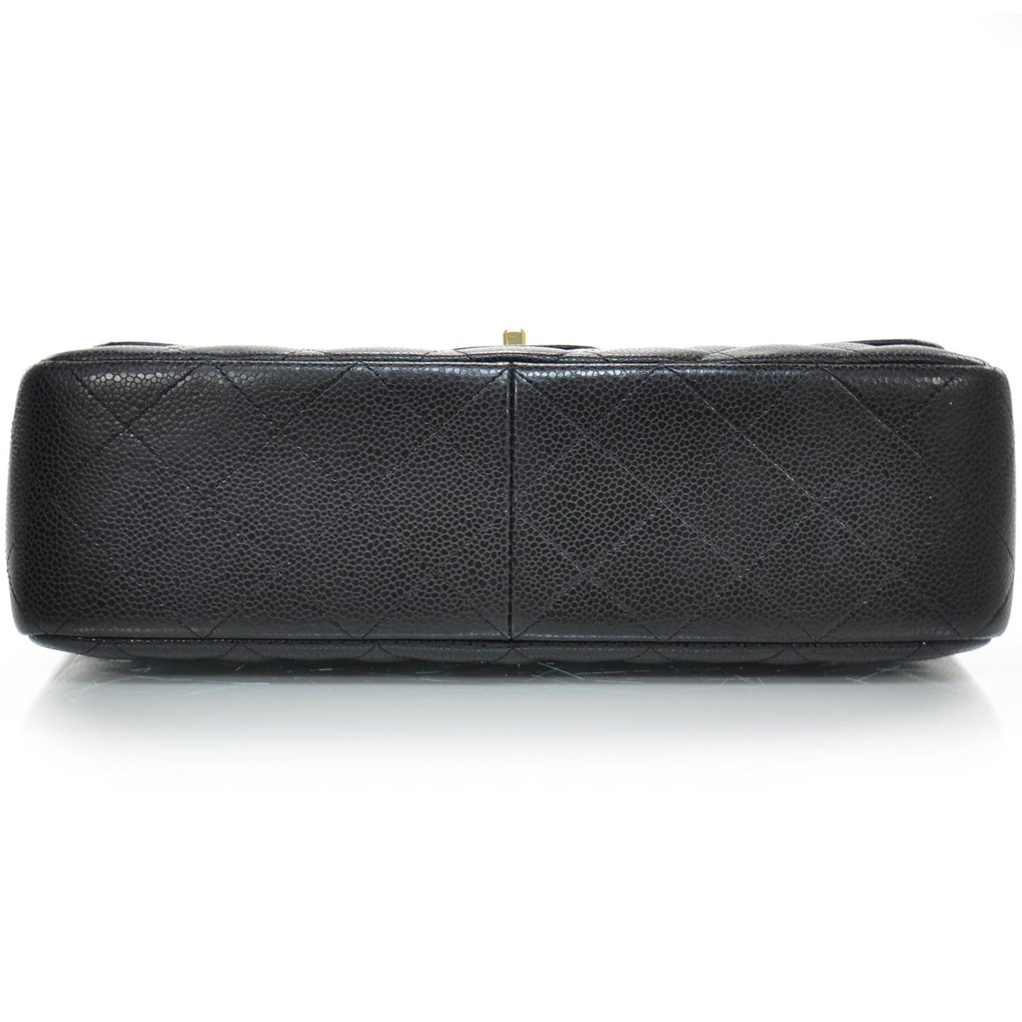 Caviar Quilted Jumbo Flap Black GHW