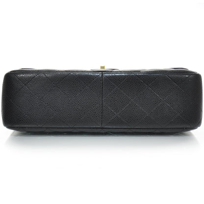 Chanel Caviar Quilted Jumbo Flap Black GHW 5 of 11