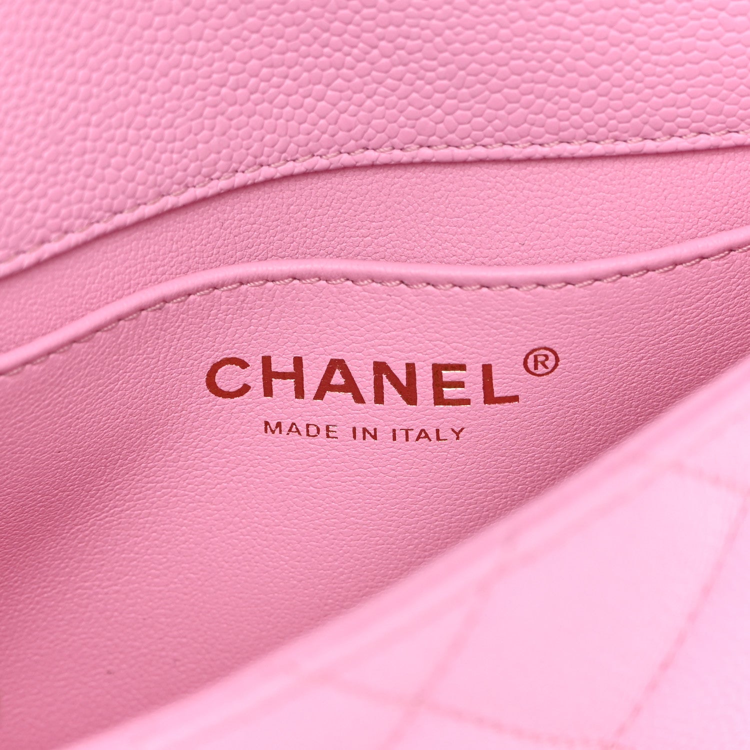 Chanel Caviar Quilted Mini Rectangular Sweetheart Flap Lilac 6 of 11