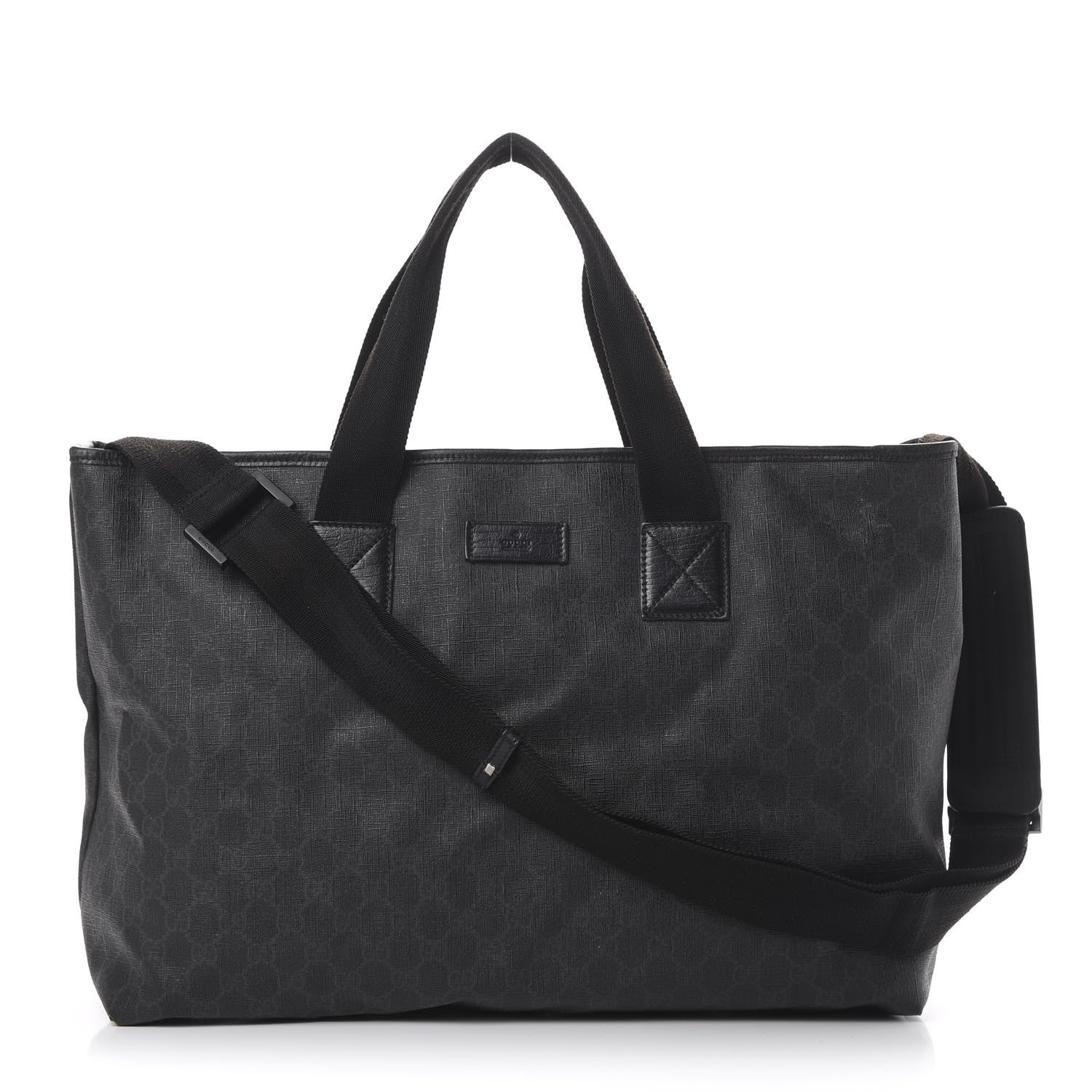 Gucci GG Plus Monogram Travel Bag Black 1 of 15