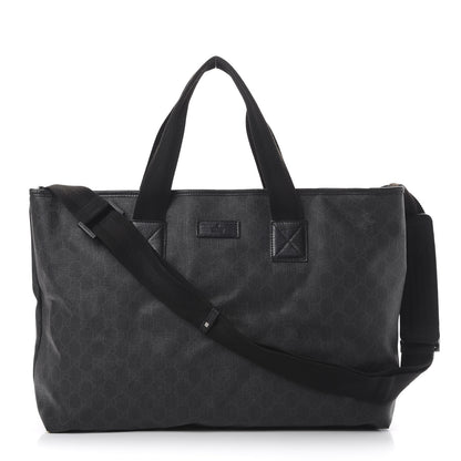 Gucci GG Plus Monogram Travel Bag Black 1 of 15