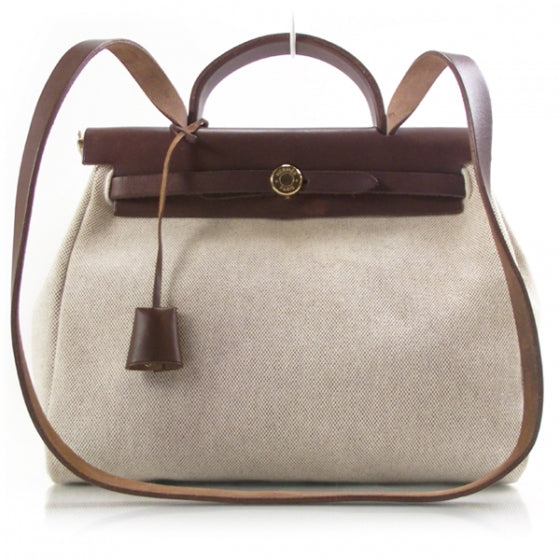 Hermes Toile Herbag PM 1 of 10