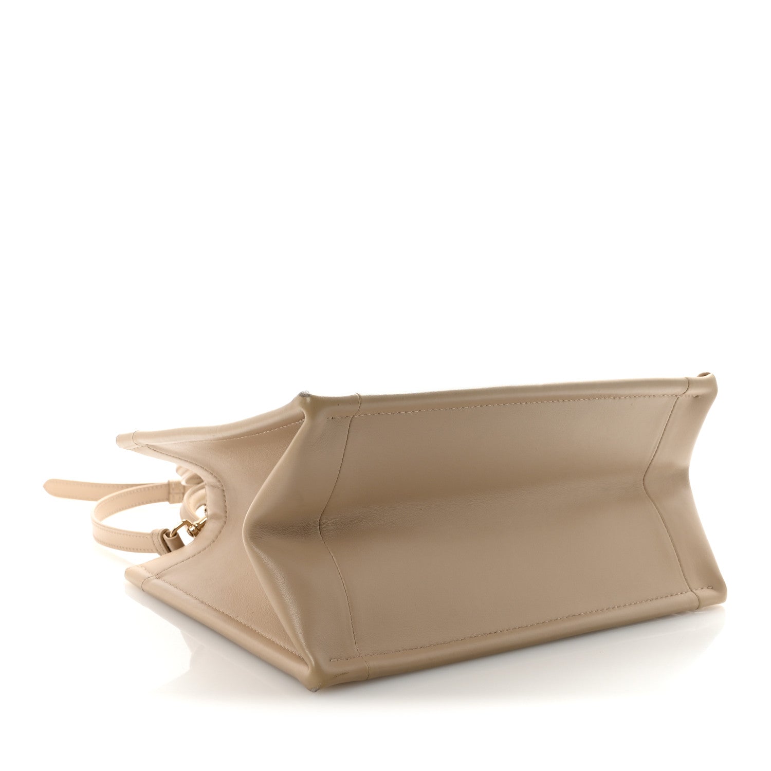 Christian Dior Calfskin Macro Cannage Small Book Tote Taupe 4 of 10