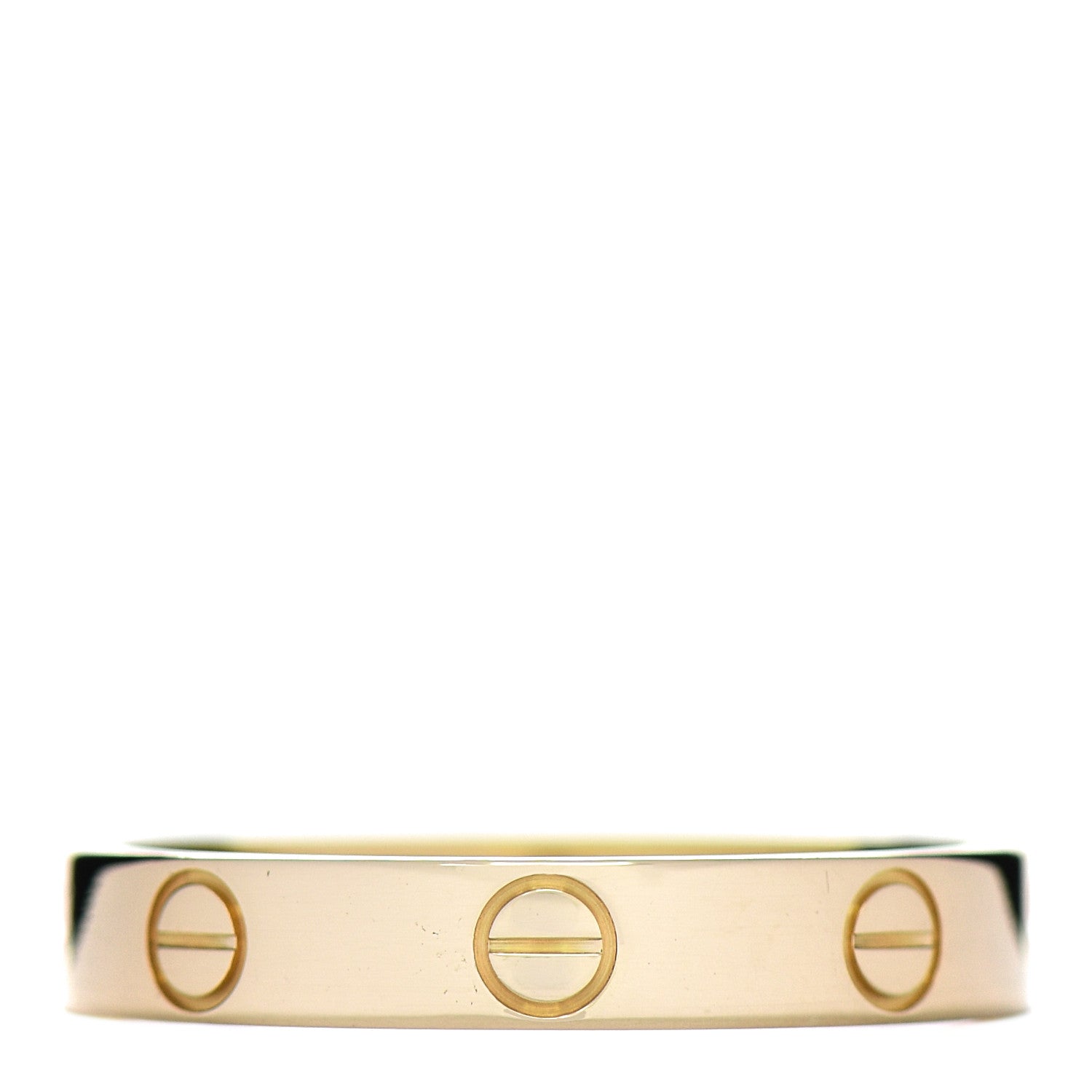 Cartier 18K Yellow Gold 3.5mm LOVE Wedding Band Ring 56 7.5 1 of 3