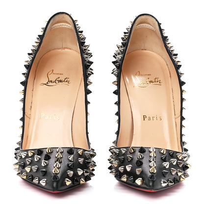 Christian Louboutin Nappa Pigalle Spikes 120 Pumps 35.5 Black 2 of 8