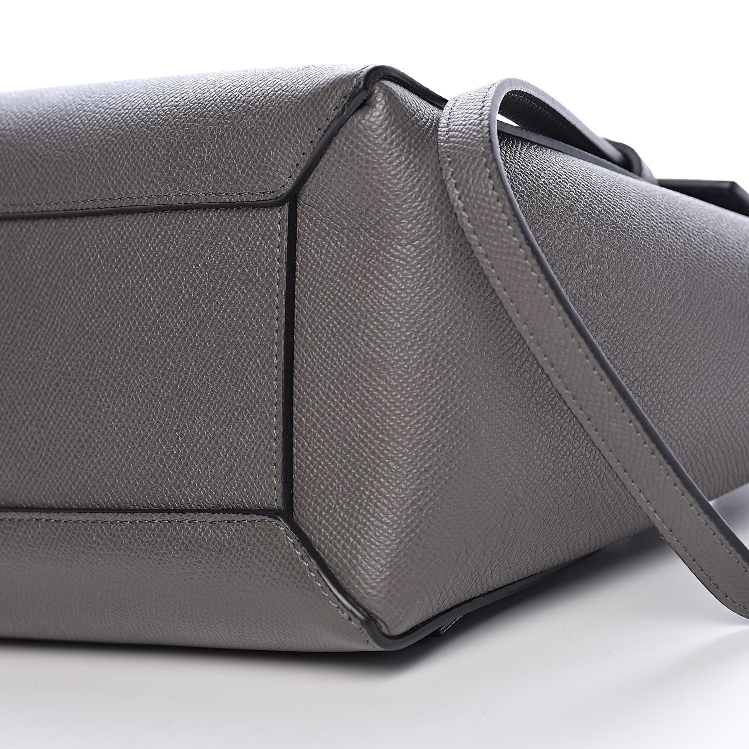 Celine Grained Calfskin Micro Belt Bag Grey 8 of 10