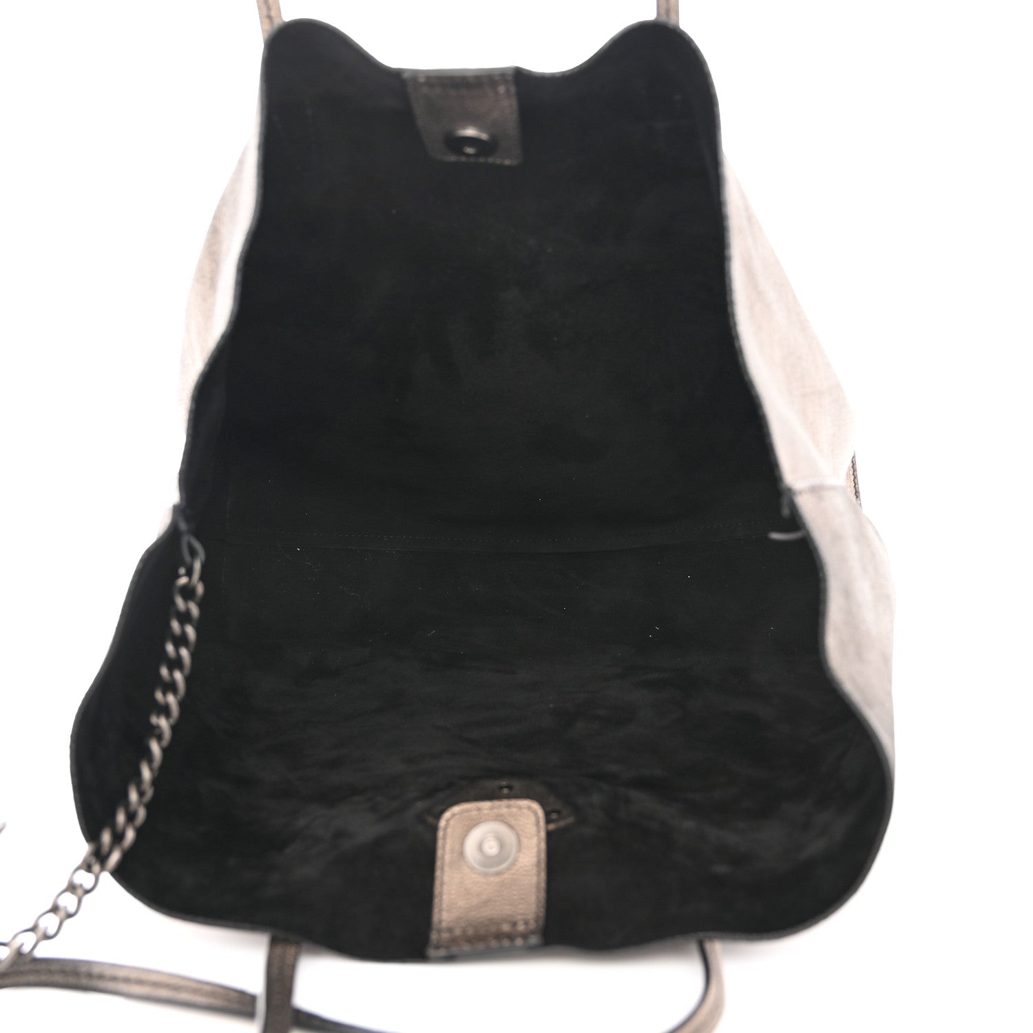 Versace Metallic Calfskin Palazzo Medusa Tote Bronze 6 of 13