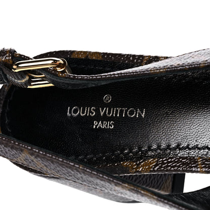 Louis Vuitton Monogram Madeleine Slingback Pumps 36.5 Brown 7 of 9