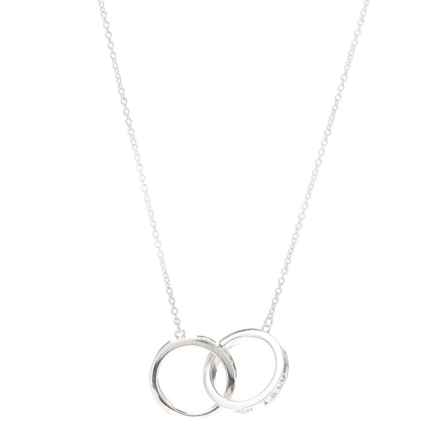 Sterling Silver 1837 Interlocking Circles Pendant Necklace