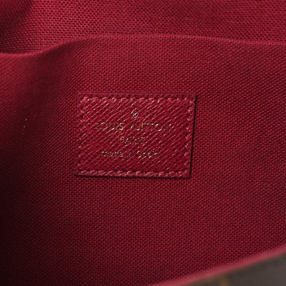 Louis Vuitton Monogram Pochette Felicie Chain Wallet Fuchsia 5 of 8