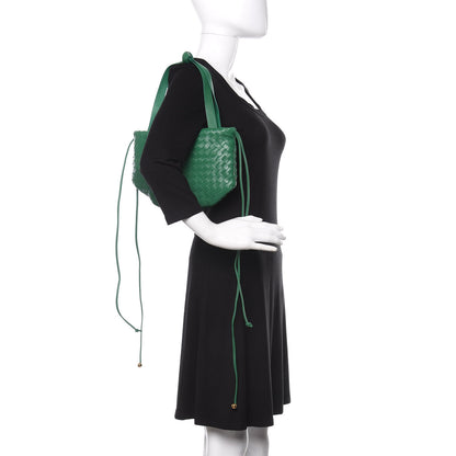 Bottega Veneta Nappa Intrecciato Small Bulb Racing Green 2 of 9