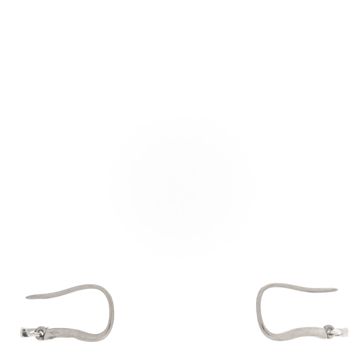 Tiffany Sterling Silver 1837 Bar Drop Earrings 3 of 4