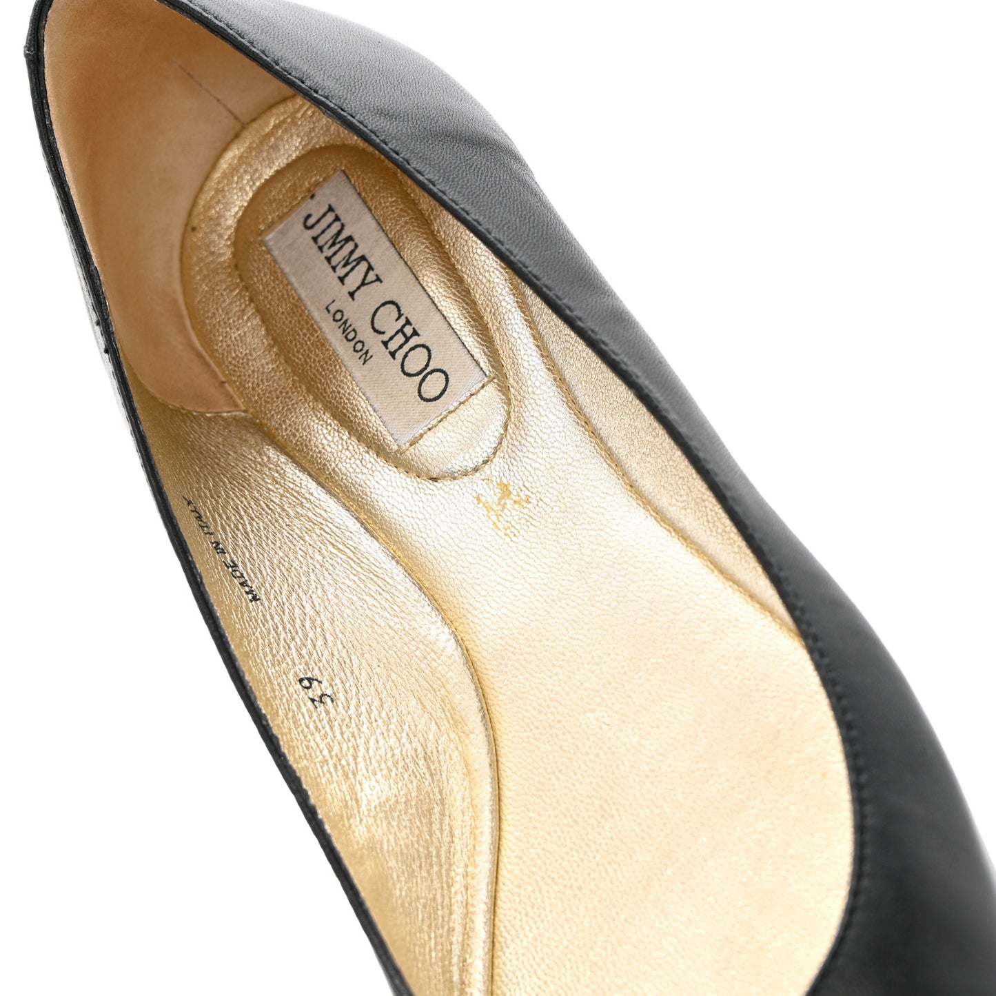 Suede Crystal Weber Flats 39 Black