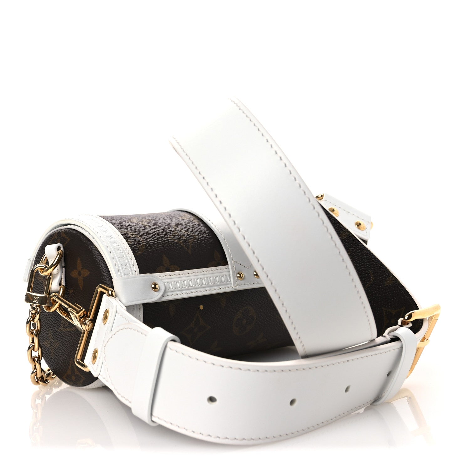 Louis Vuitton Monogram LV Match Papillon Trunk White 3 of 15