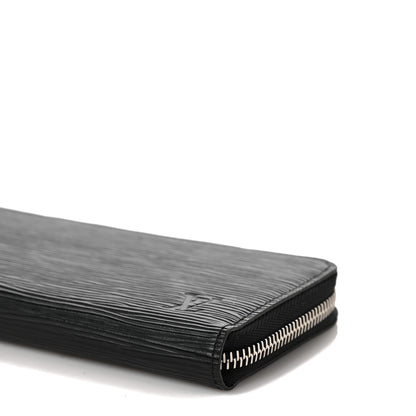Louis Vuitton Epi Clemence Wallet Black 8 of 9