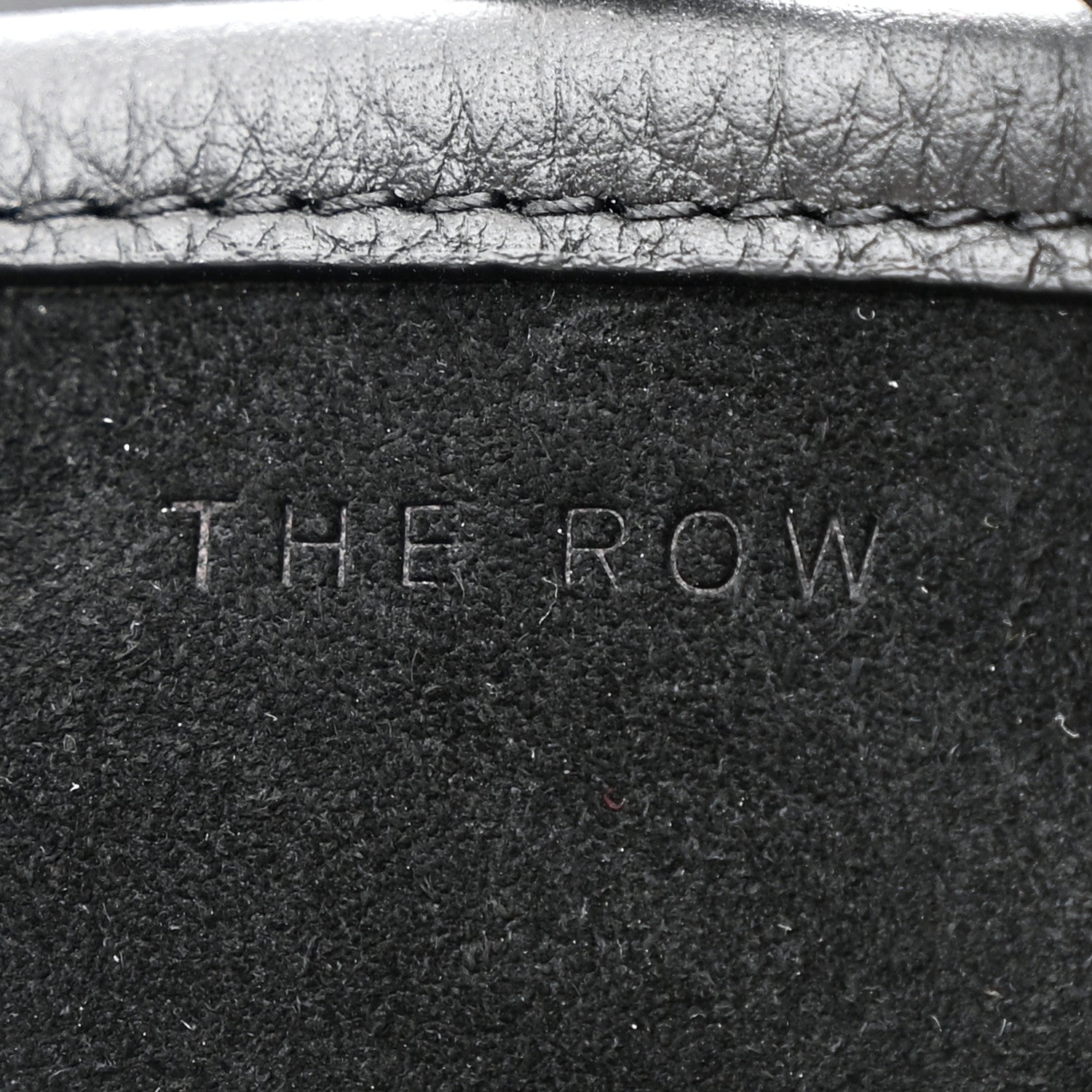 The Row Grained Calfskin Large N/S Park Tote Black 6 of 10