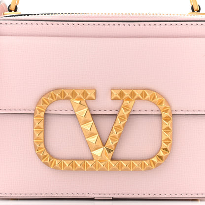 Valentino Garavani Grainy Calfskin Rockstud Alcove Top-Handle Crossbody Bag Rose Quartz 7 of 10