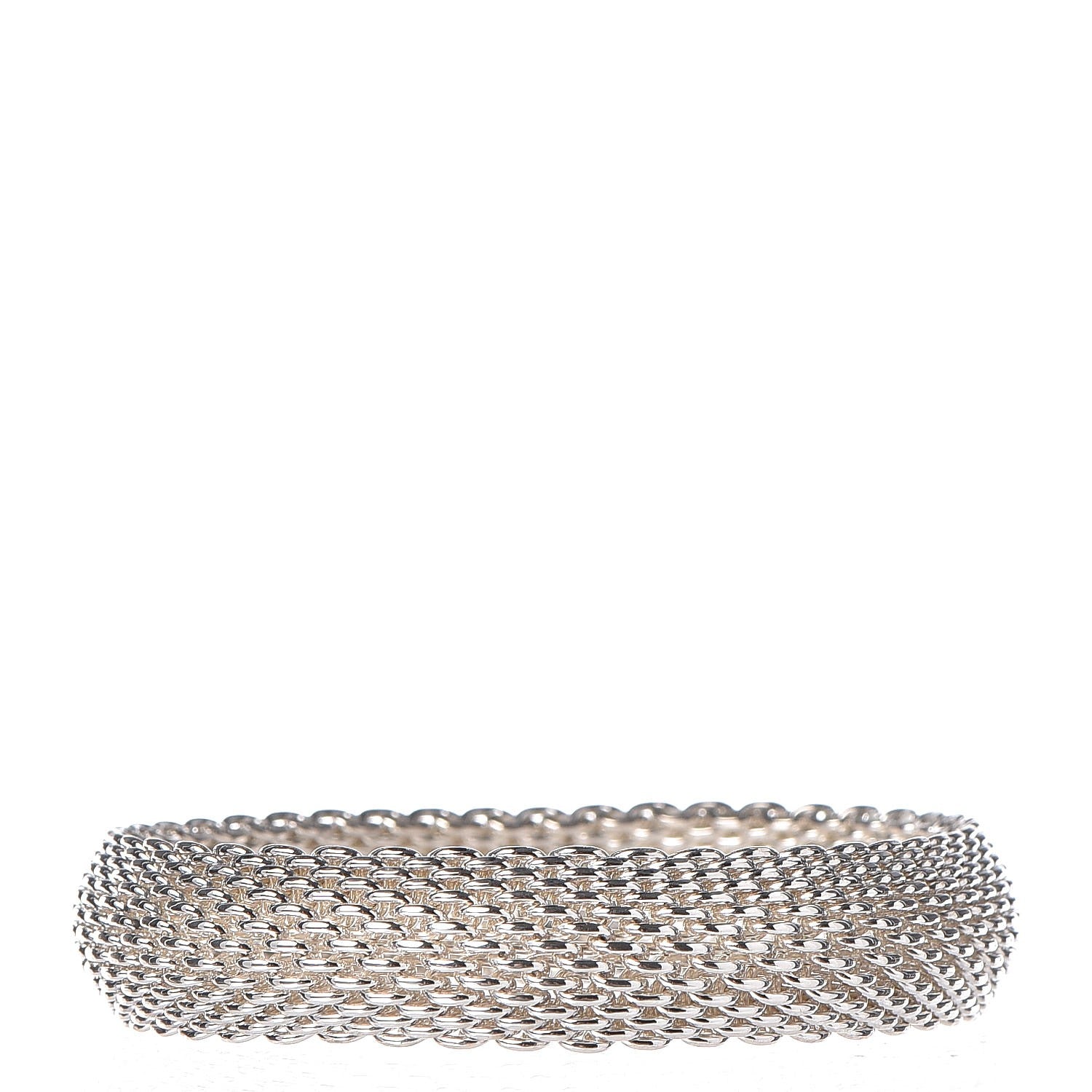 Tiffany Sterling Silver Somerset Mesh Bracelet 1 of 4