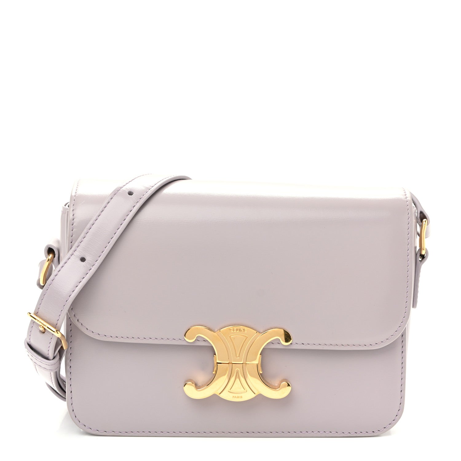 Celine Shiny Calfskin Teen Triomphe Light Lavender 1 of 13