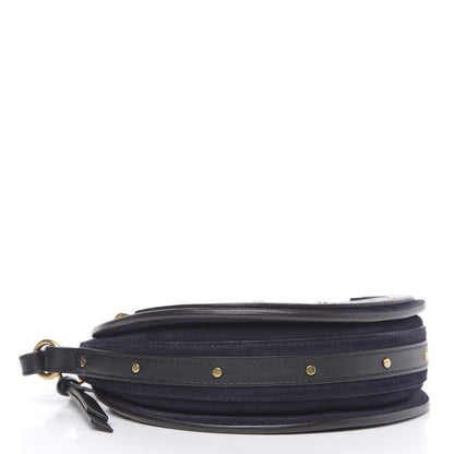 Chloe Calfskin Suede Small Pixie Bag Full Blue 4 of 10