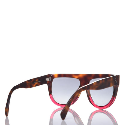 Celine Acetate Shadow Sunglasses CL 41026/S Tortoise Havana Blue 4 of 6