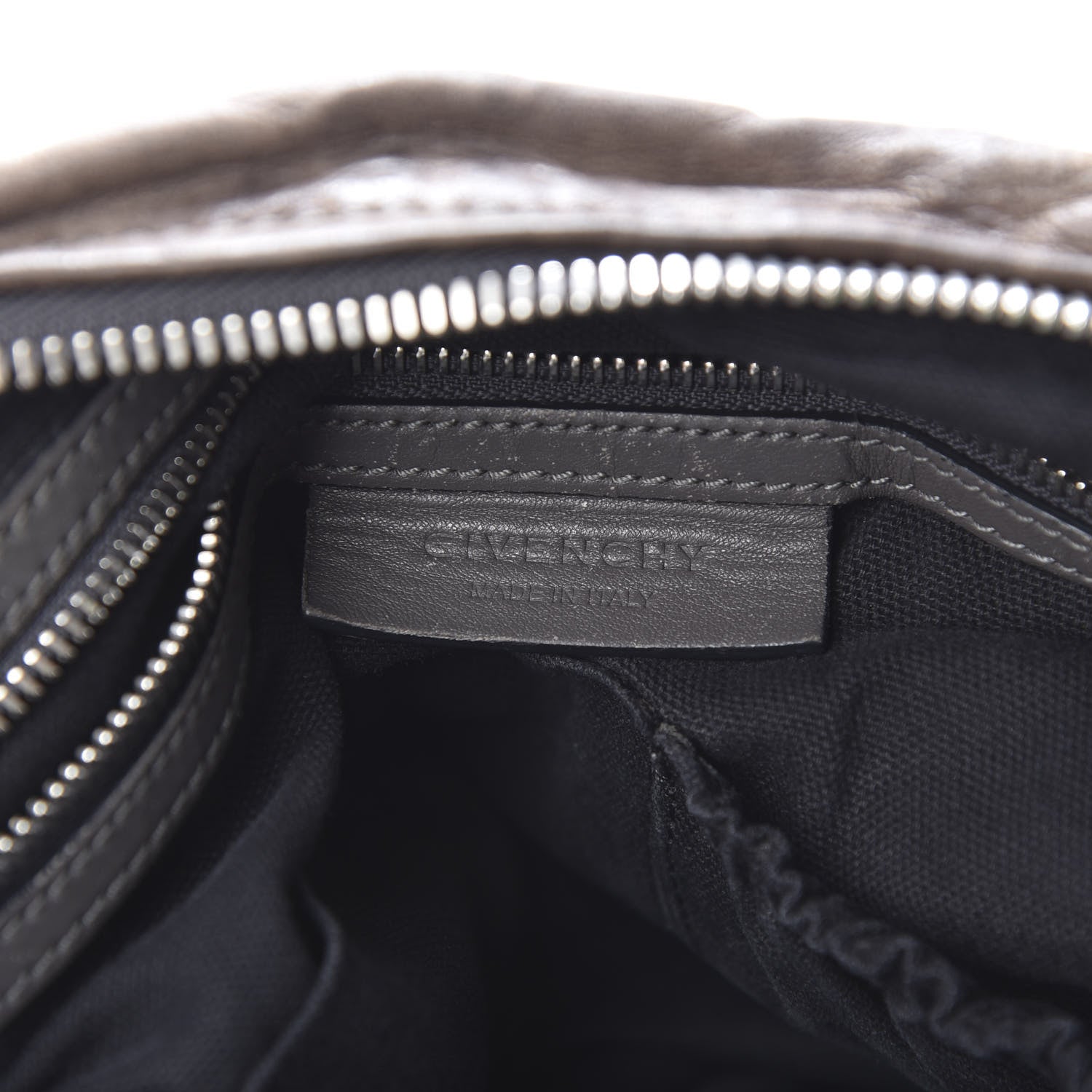 Givenchy Tumbled Sheepskin Medium Pandora Charcoal 7 of 14