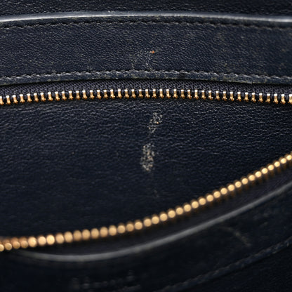 Celine Crocodile Embossed Nubuck Small Belt Cabas Phantom Navy Blue 12 of 12