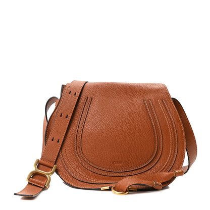 Chloe Calfskin Medium Marcie Round Crossbody Bag Tan 1 of 11