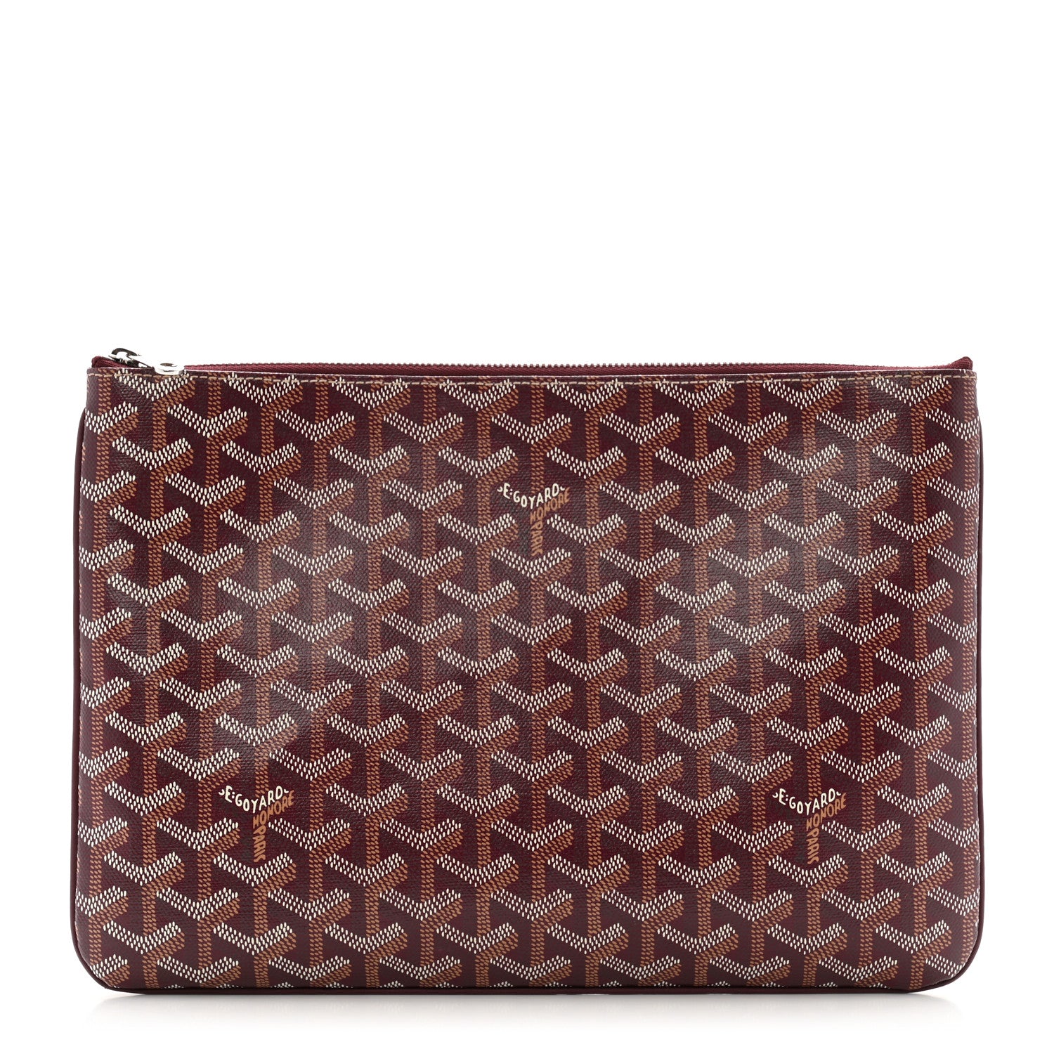 Goyard Goyardine Senat Pochette Burgundy 1 of 7