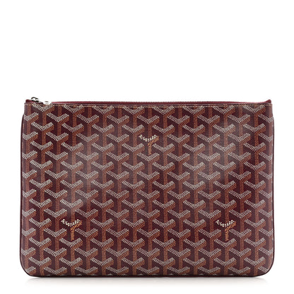 Goyard Goyardine Senat Pochette Burgundy 1 of 7