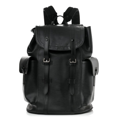 Louis Vuitton Epi Christopher Backpack PM Black 1 of 10
